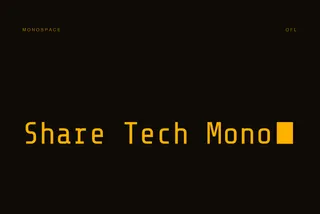 Share Tech Mono - Free Font