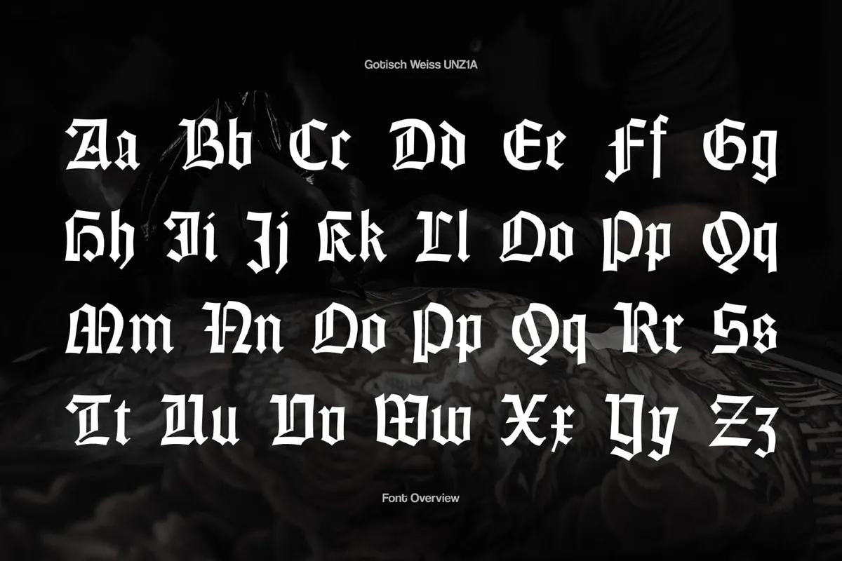 Gotisch Weiss Font Family