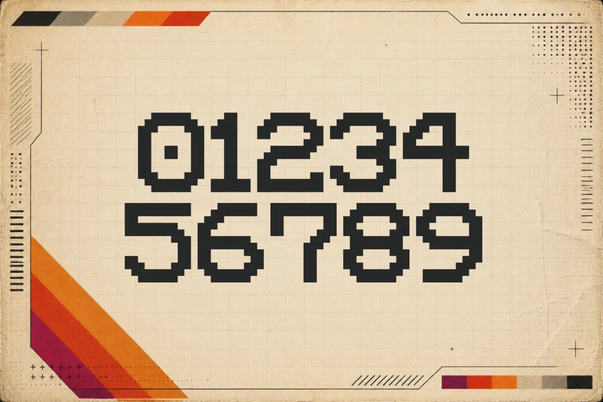 Playback - VCR Pixel Font