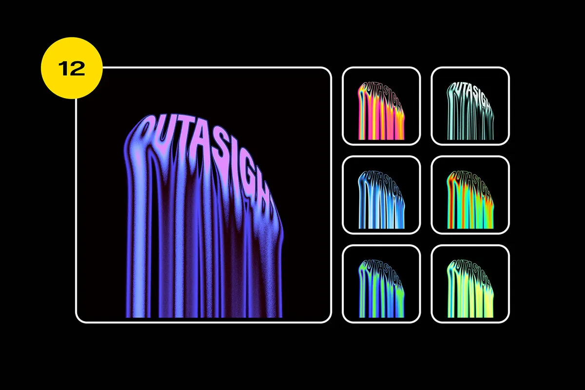 Liquid Text Effects Vol.1
