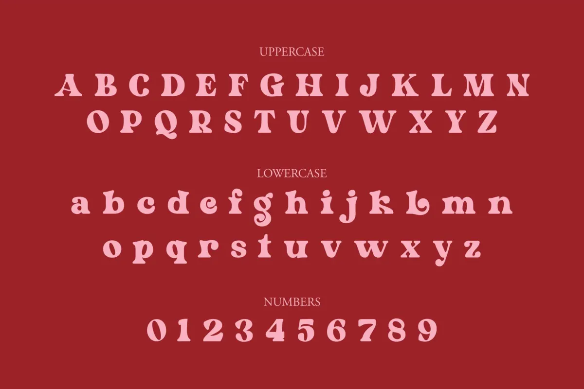 Kerih Moady - Retro Groovy Display Font