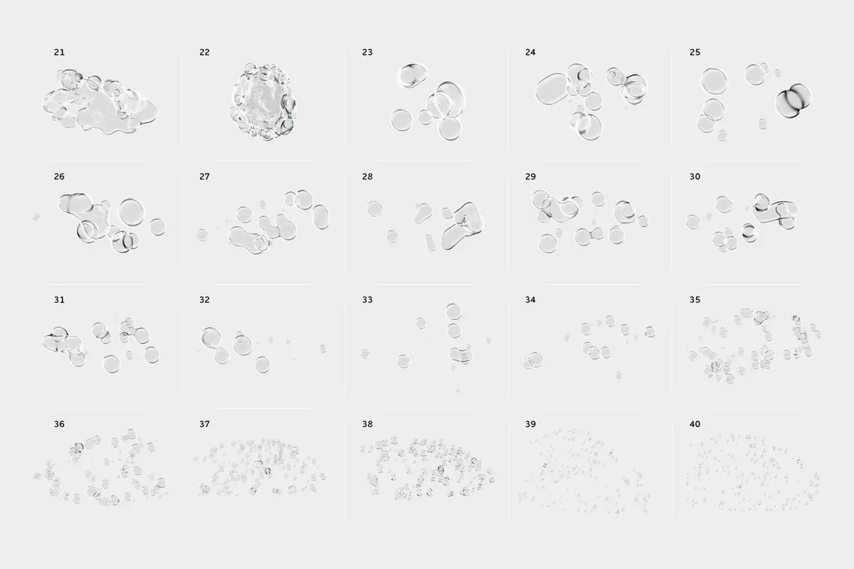 Glass Mass Distortion Shapes