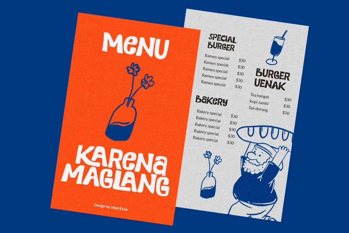 Kurma Bakar - Playful Rounded Display Font