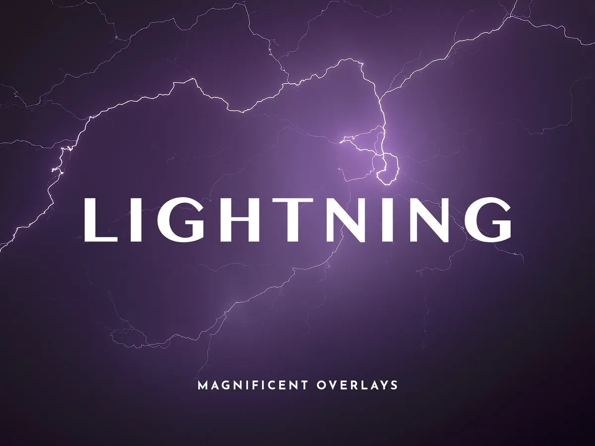 Magnificent Lightning Overlays