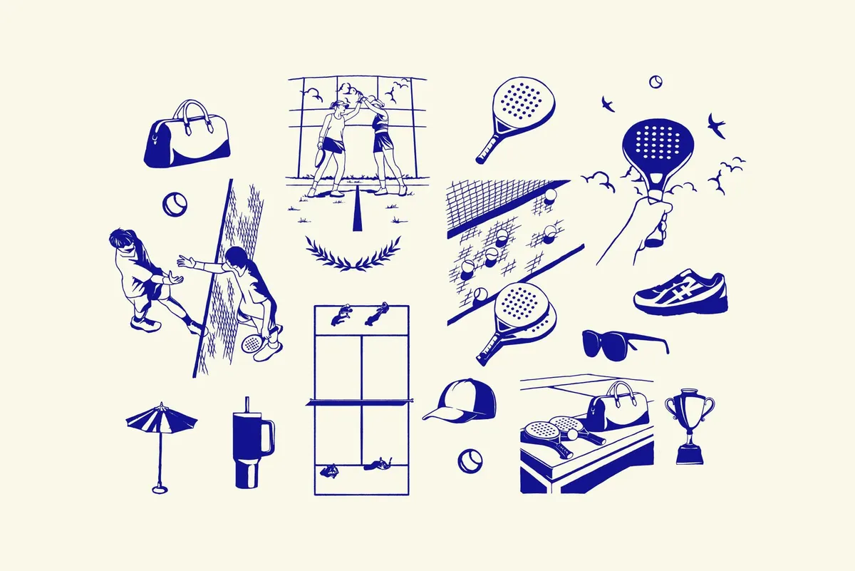 Padel Aesthetic Graphic Collection