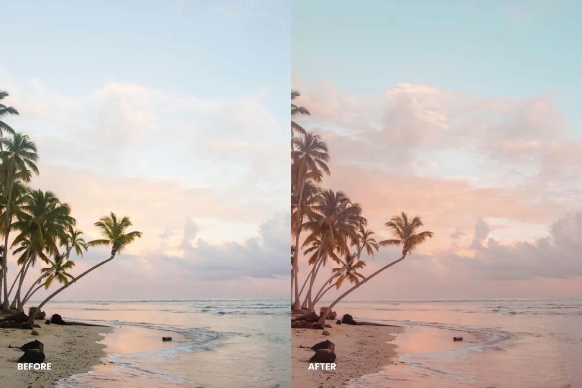 Pastel Sunset Vibes Lightroom Presets