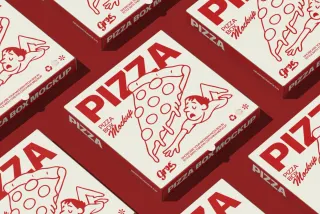 Pizza Box Mockup