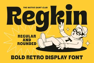 TNSC Regkin - Display Typeface
