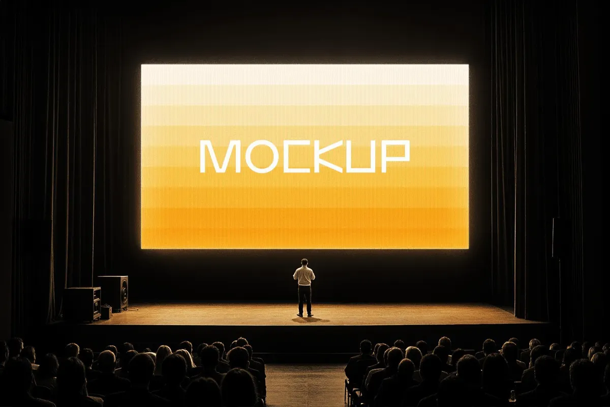Stage Screen Mockup