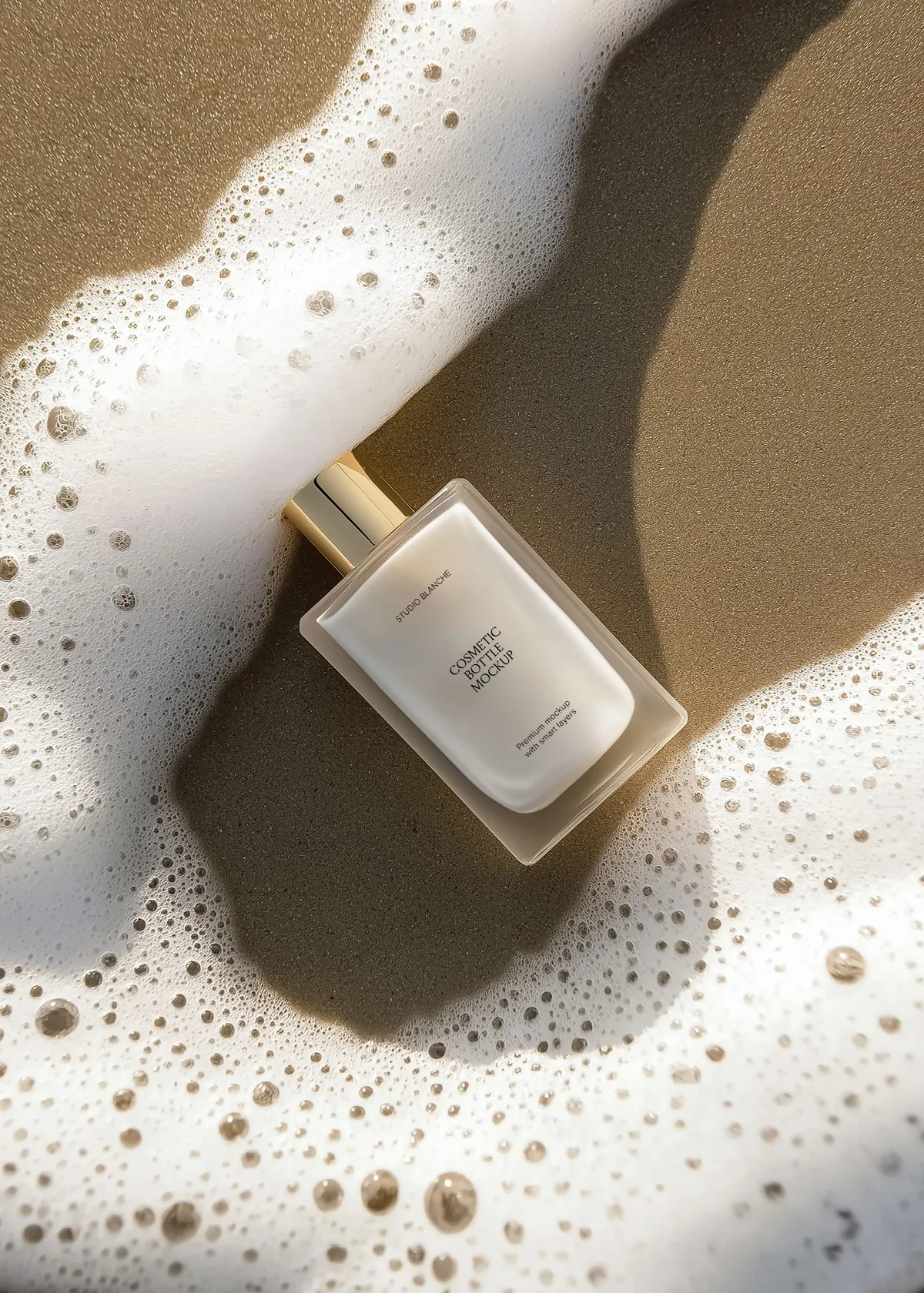 La Mer Cosmetic Bottle Mockup