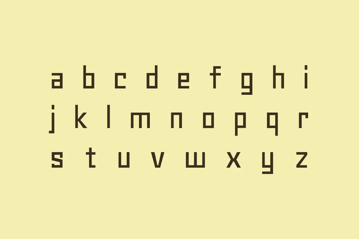 Geo 90s Techno Font
