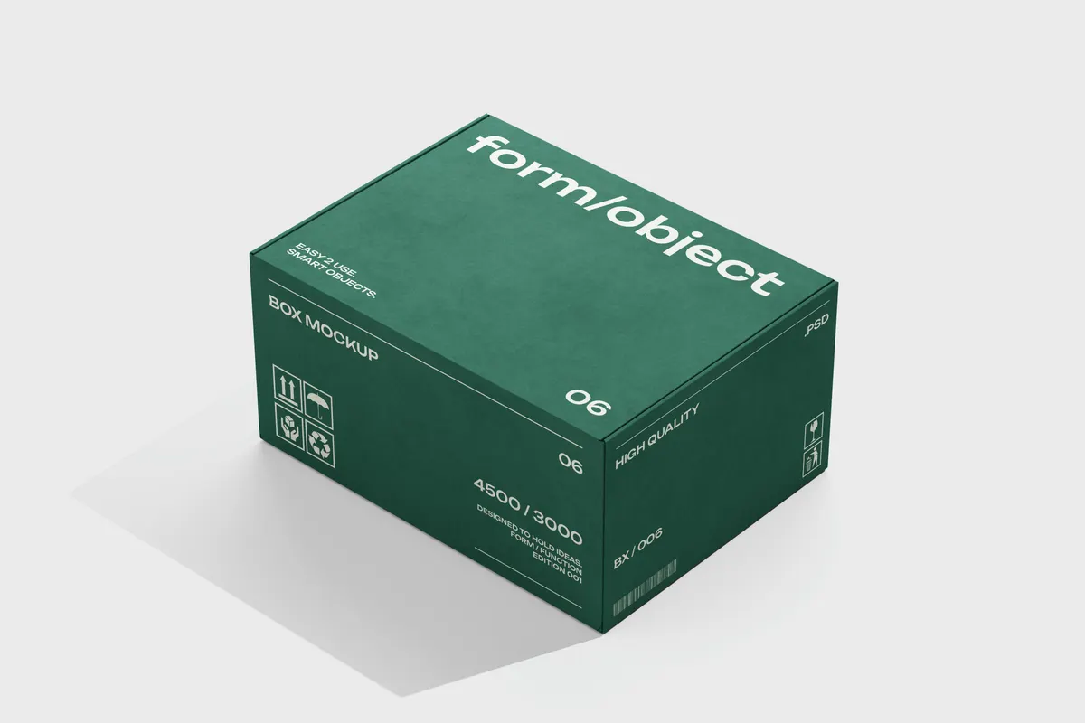 Rectangular Box Mockup