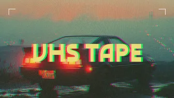 Vintage VHS Tape Photo Effect