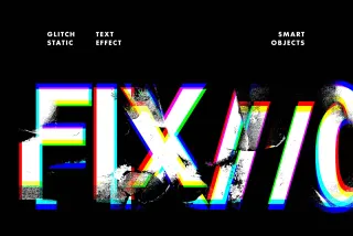 Glitch Static Effect