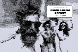 Engraving Photo Effect