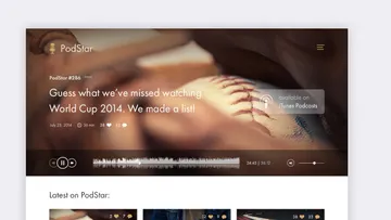 PodStar PSD template