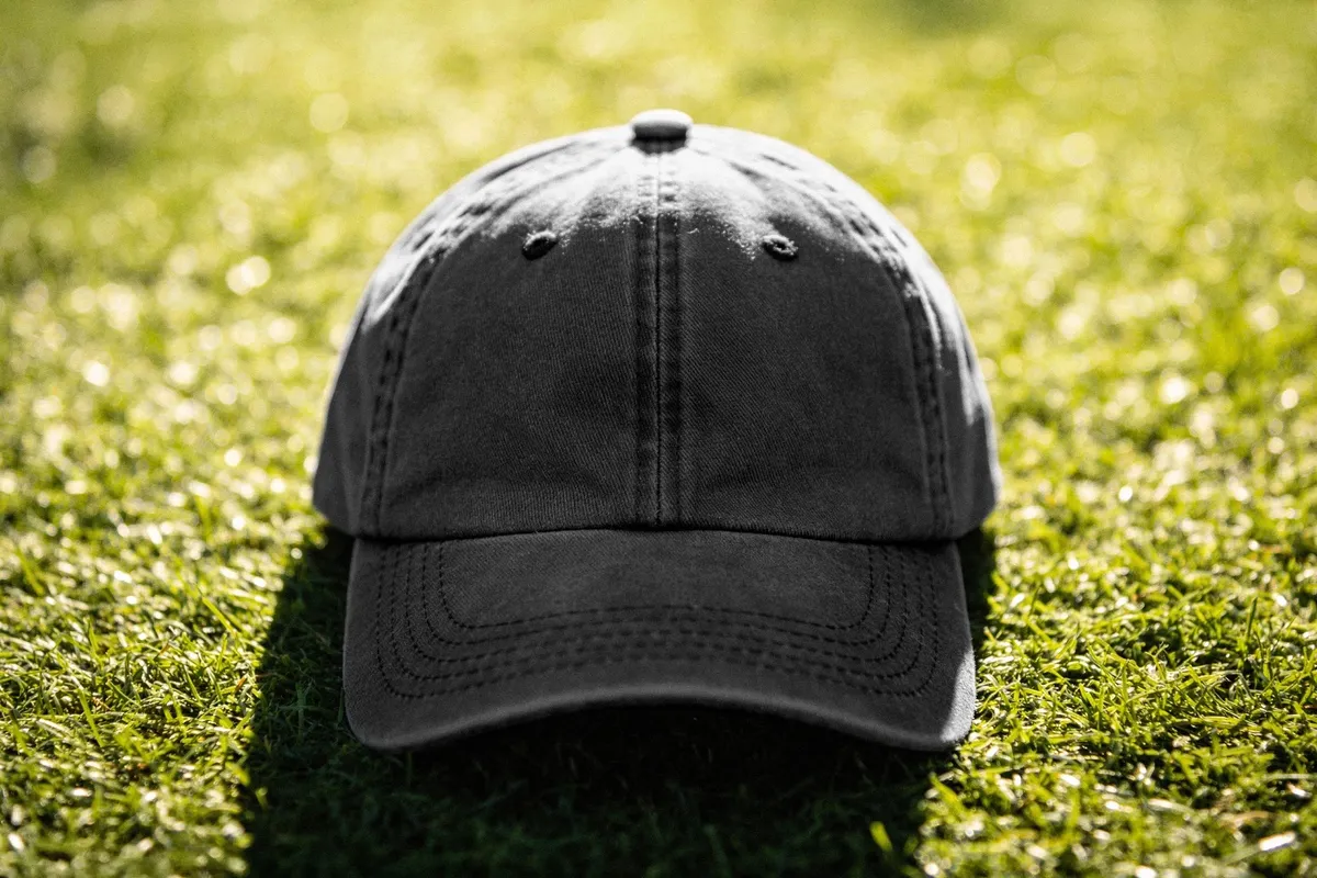 Sunny Baseball Cap Mockup with Front Embroidery