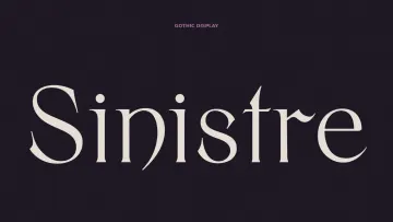 Sinistre - Decadent Horror Font