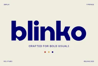 Blinko – Bold Modern Sans Serif Font
