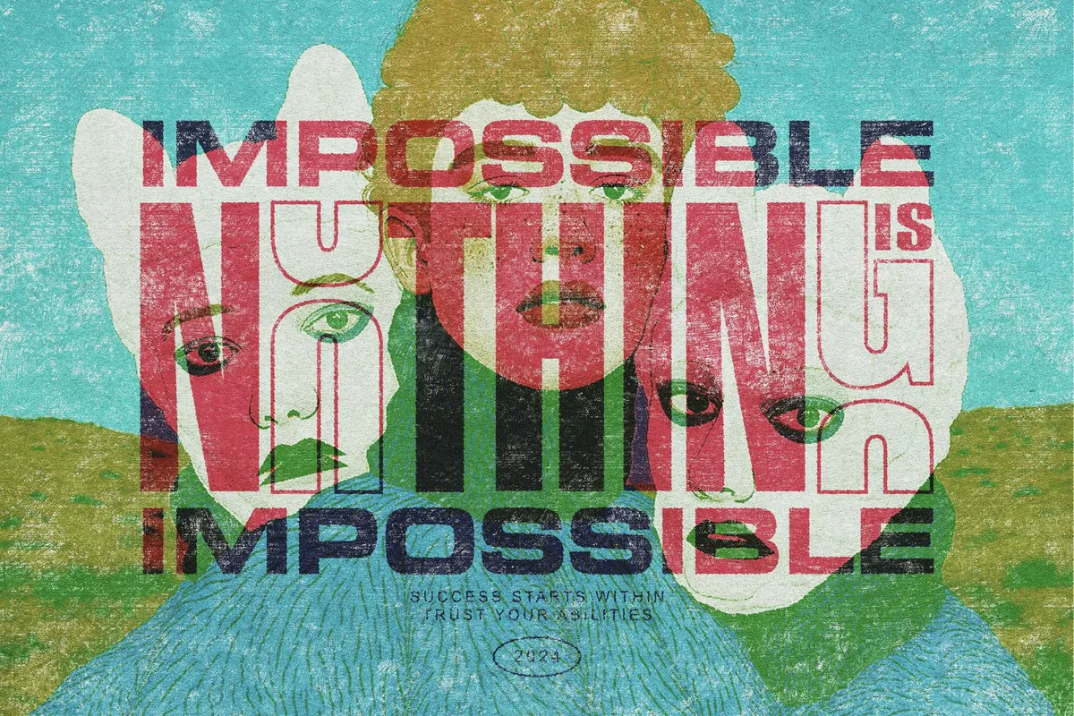 Vintage Overprint Grunge Effect
