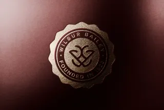 Foil Stamp Mockup on Satin Stock