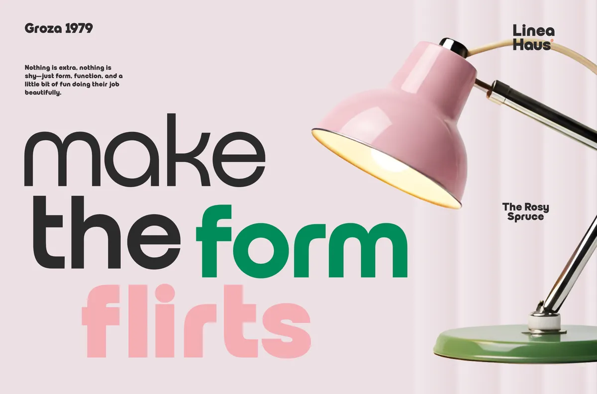 TRT Groza - Geometric Sans Font