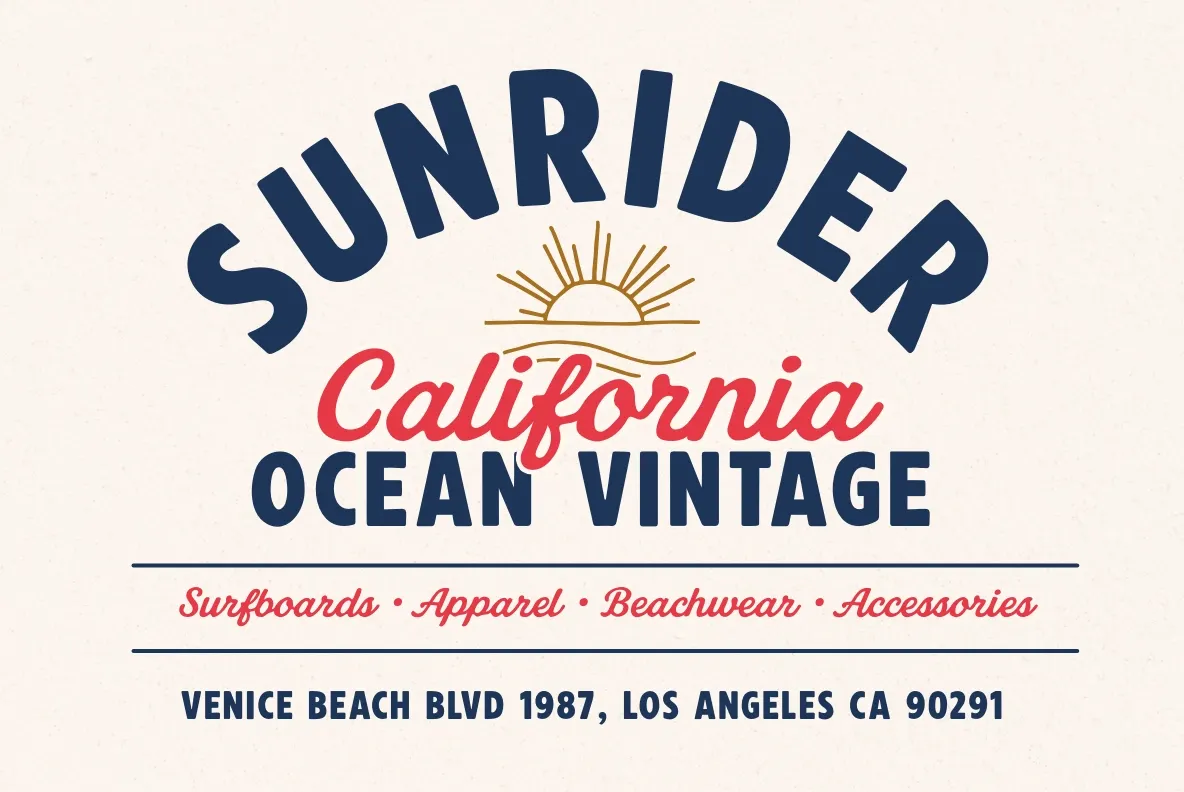 Vintagio Sanscript – Retro Typeface