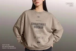 Women's Sweatshirt Mockup