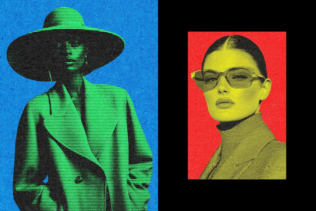 Grainy Halftone Effect