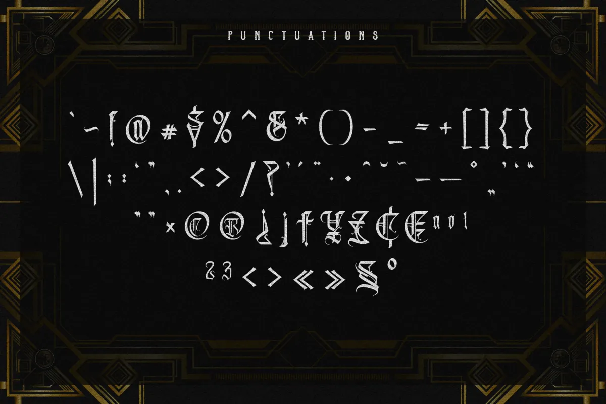 Aihet Script - Vintage Blackletter Font