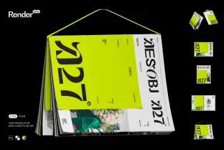 Magazine Mockup Set