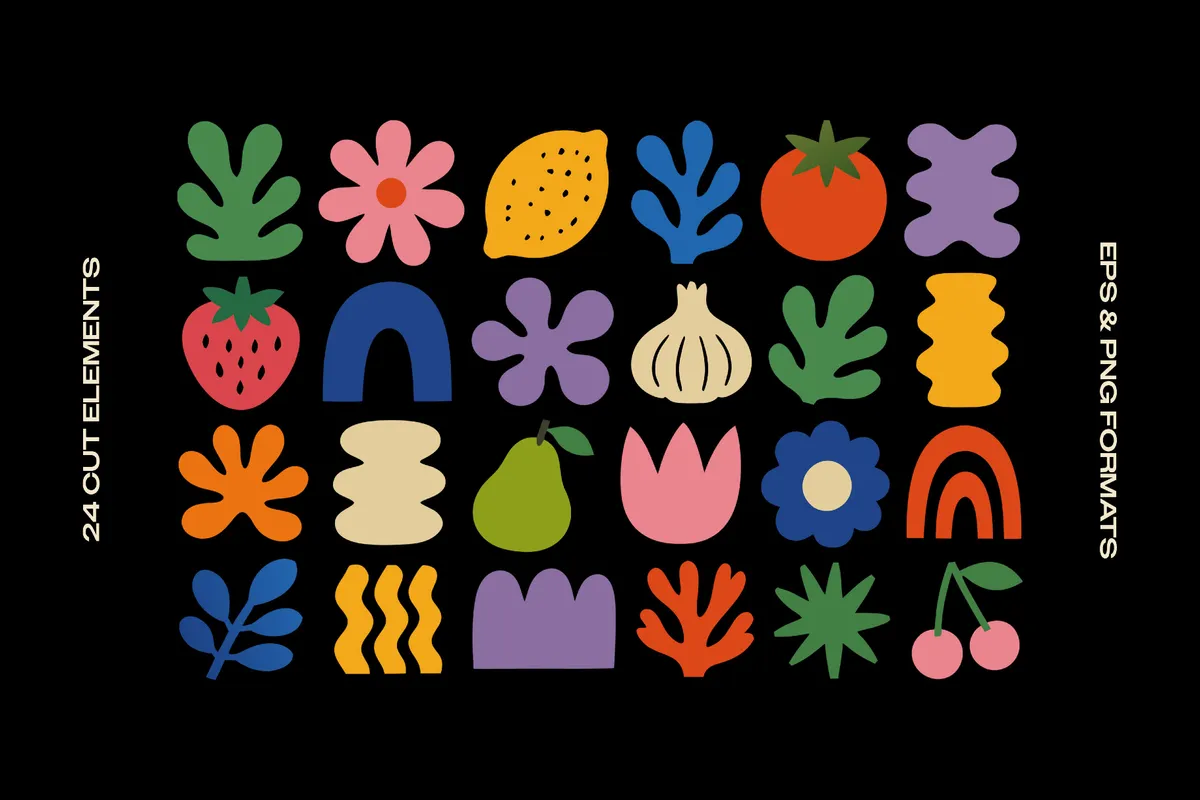 MATISSE: Cutout Abstract Elements
