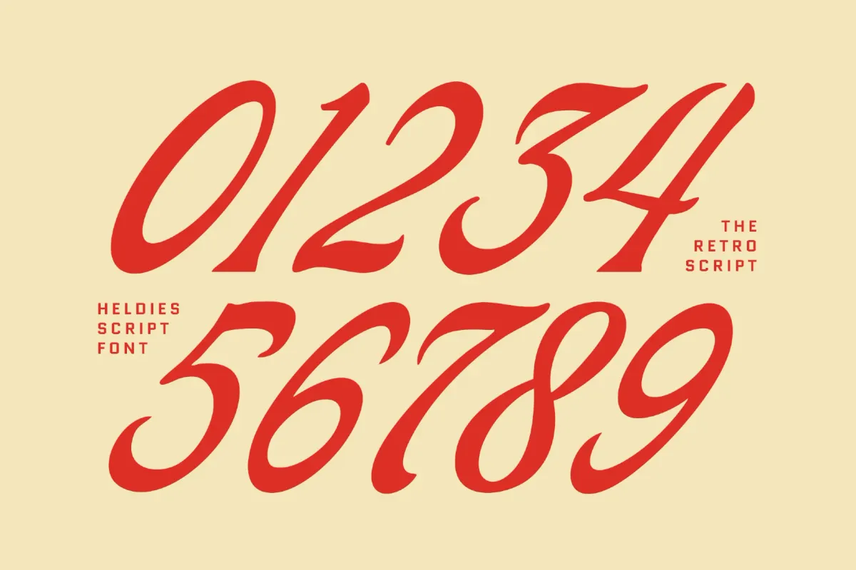 Heldies – Classic Americana Script Font