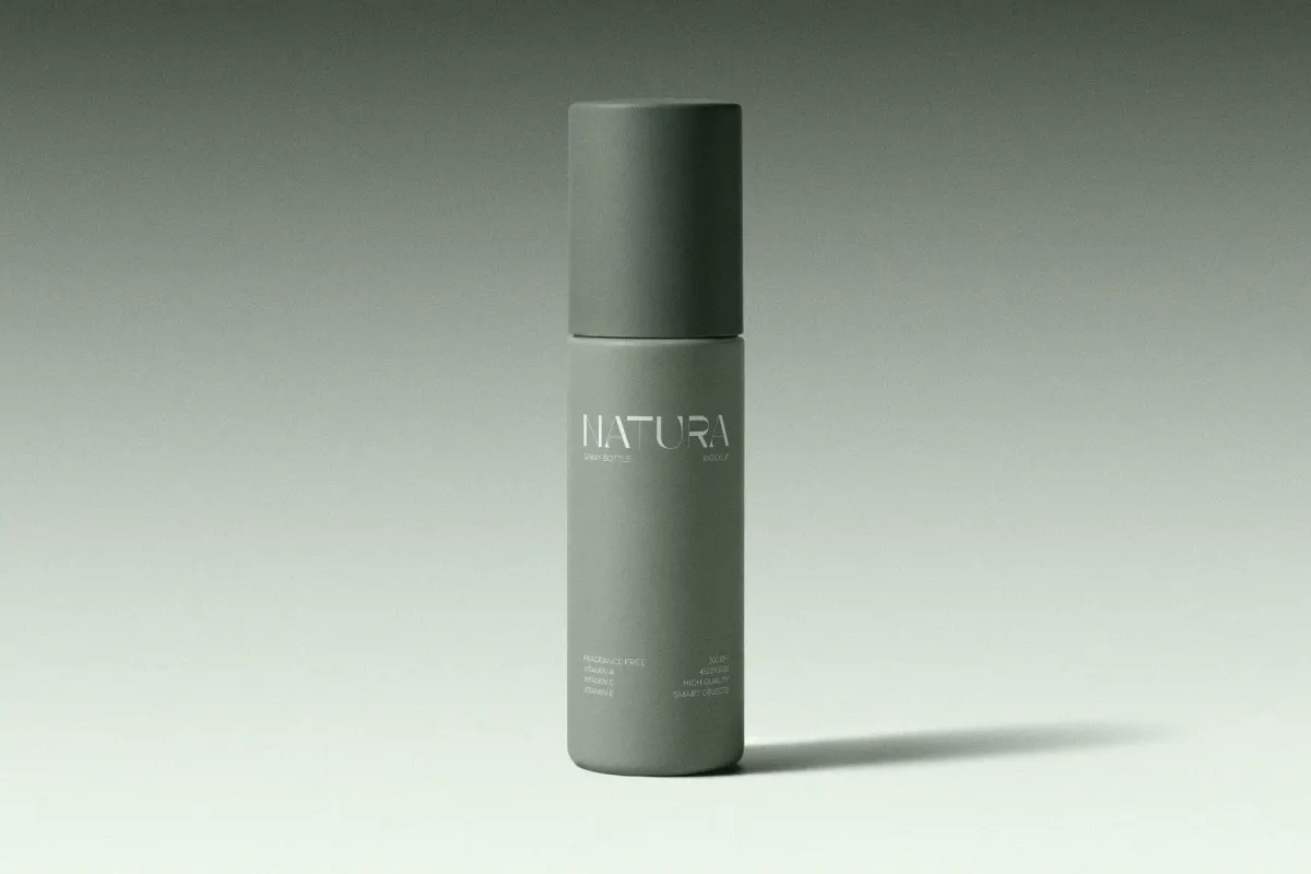 Spray Bottle Mockup