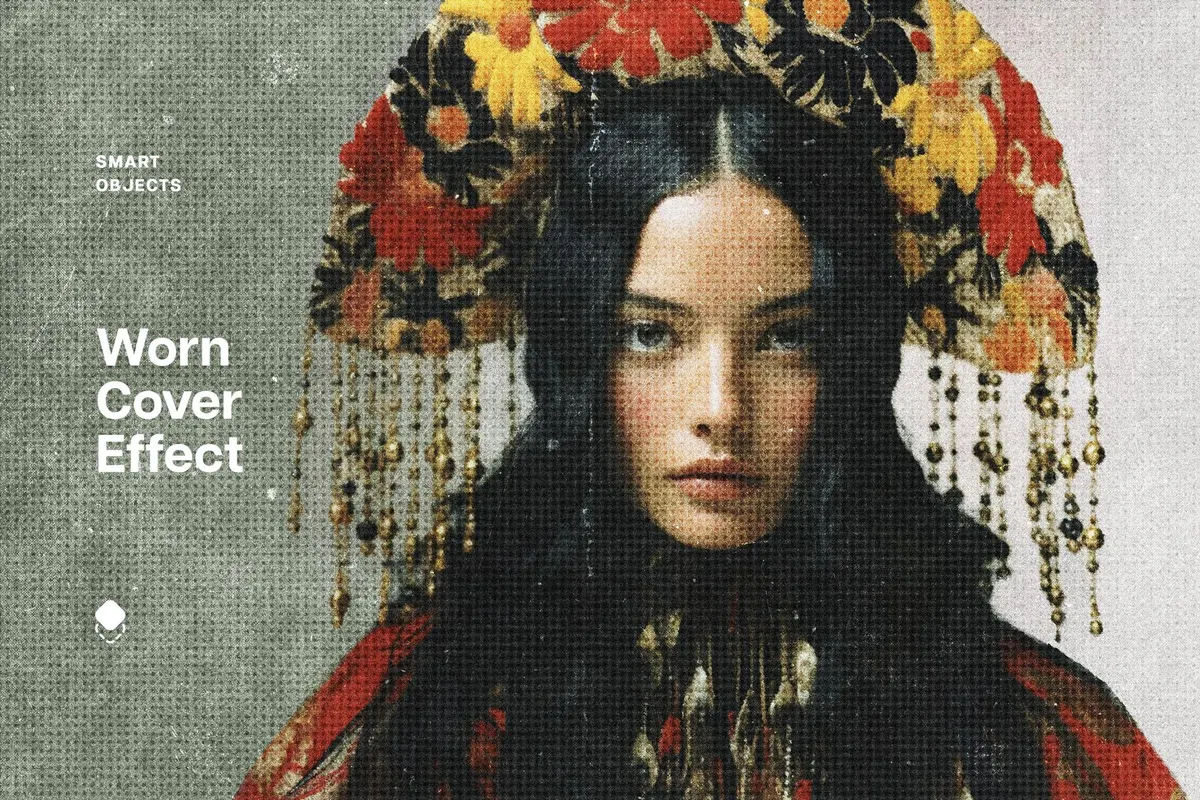 Worn Cover Photo Effect