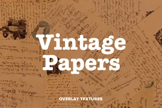 Vintage Paper Overlays
