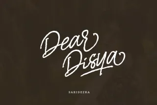 Dear Disya Handwritten Font