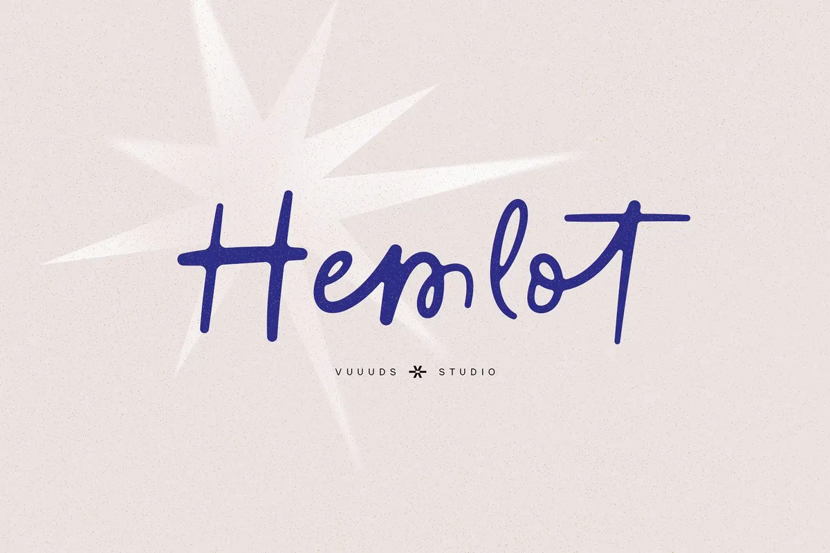 Hemlot - Handwritten Signature Font