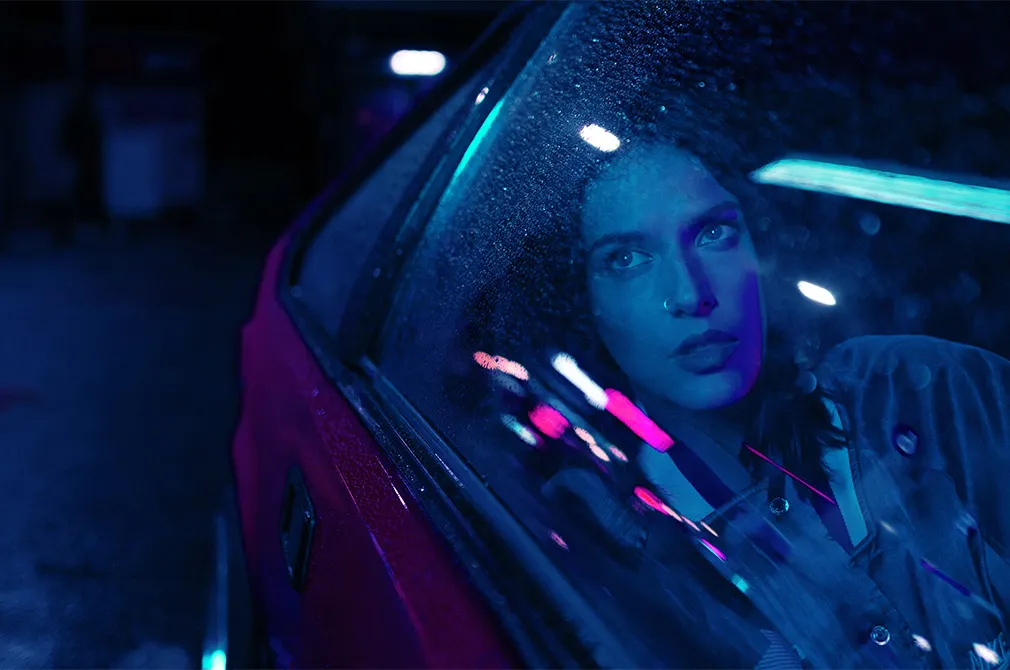 Futuristic Cyberpunk Photo Effect