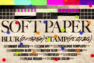 Soft Paper Print Effect