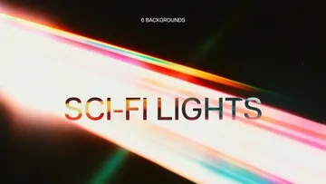 Retro Sci-Fi Lights Backgrounds