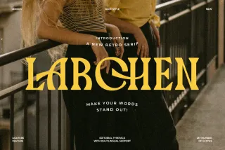 Larchen - Ligature Bold Serif