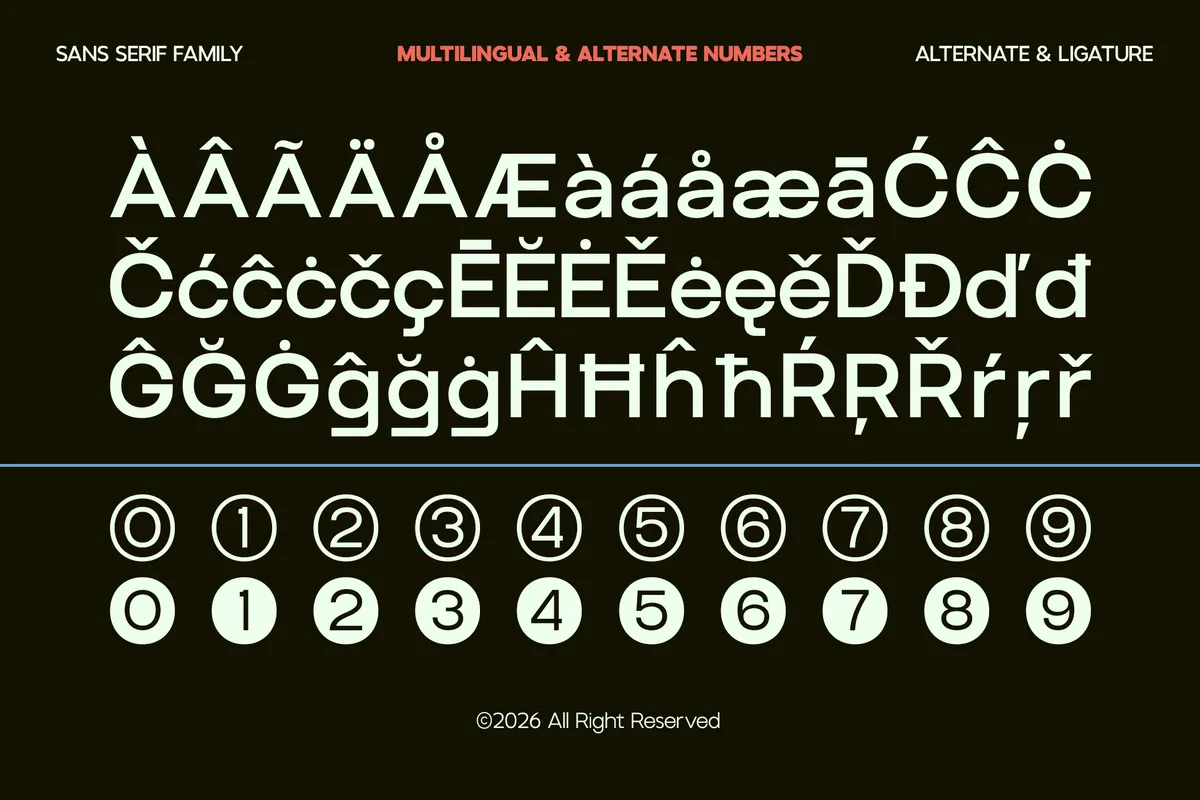 GC Barcuda - Geometric Sans Serif Font