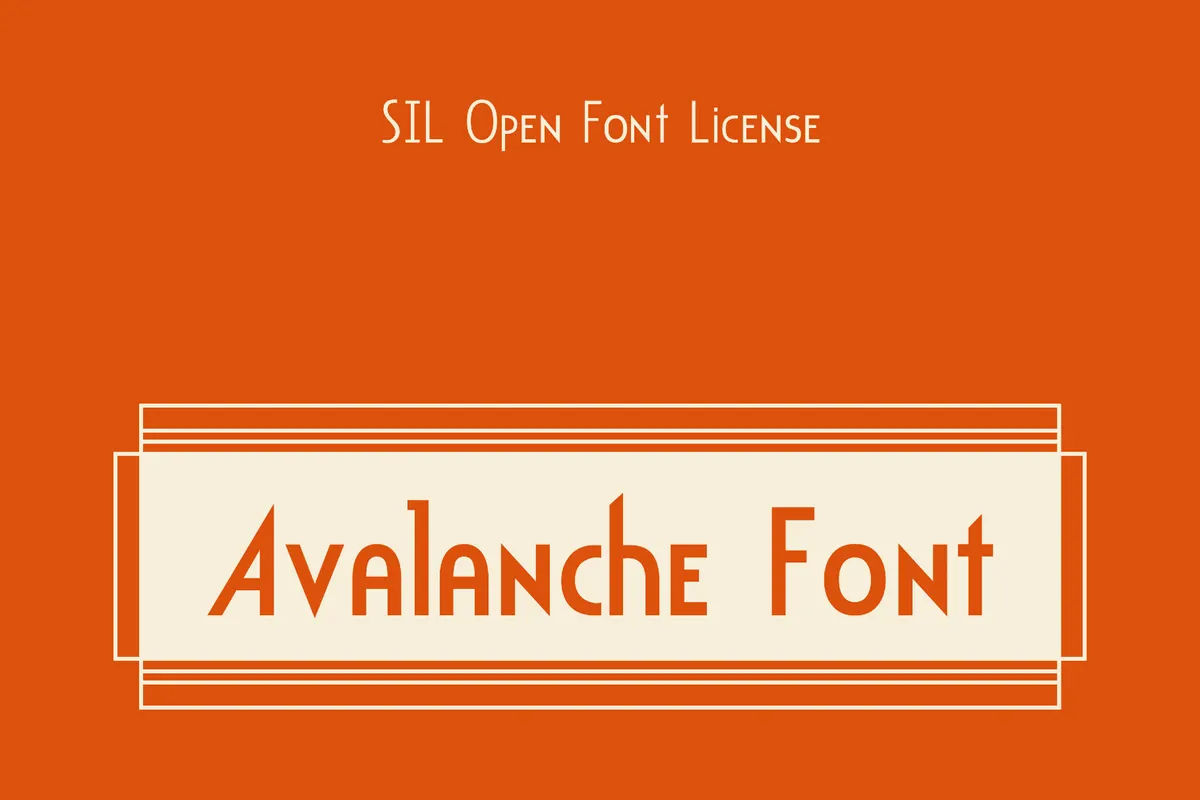 Avalanche Font