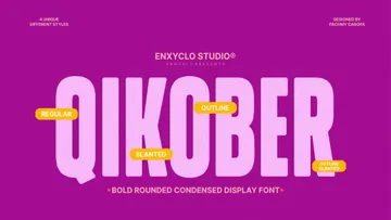 NCL QIKOBER — Condensed Font