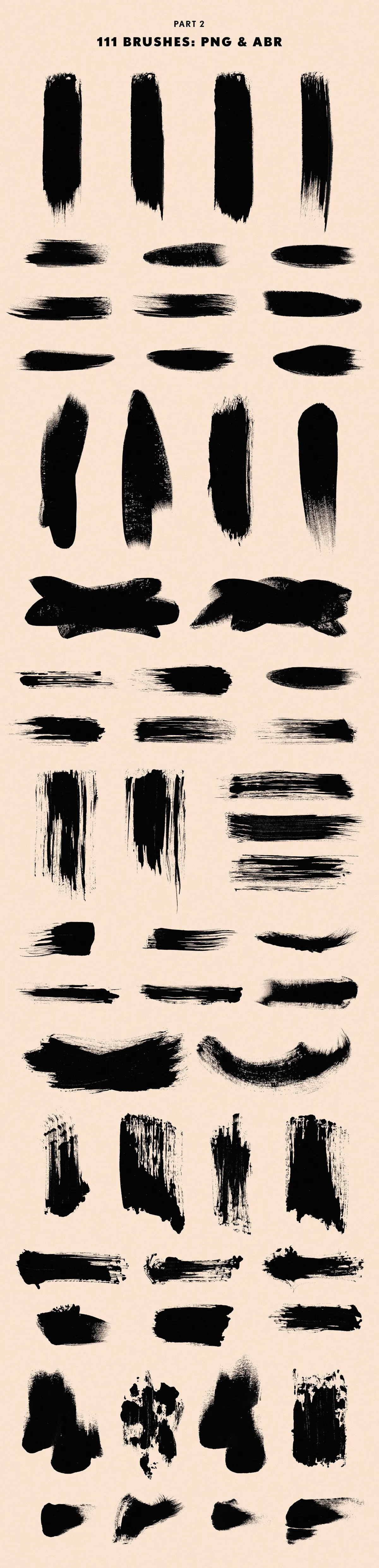 Swirls & Strokes Photoshop Brushes