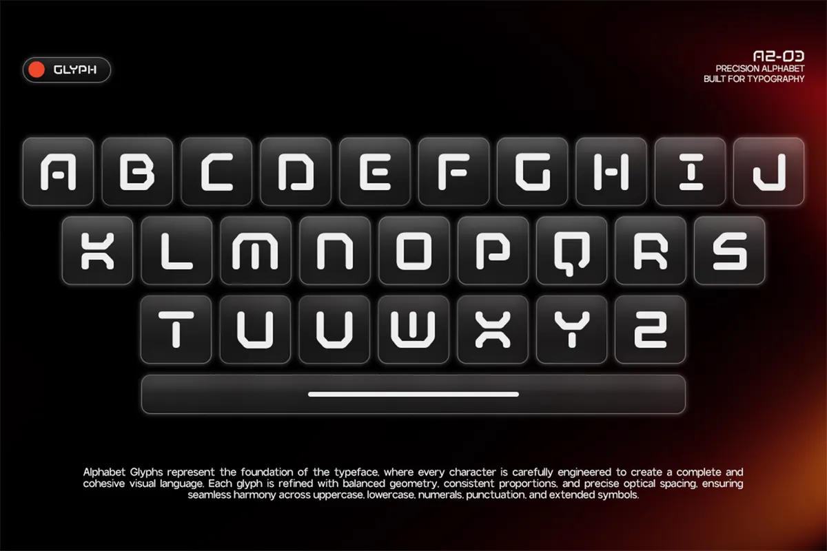 GC Adge - Futuristic Variable Tech Sans Font