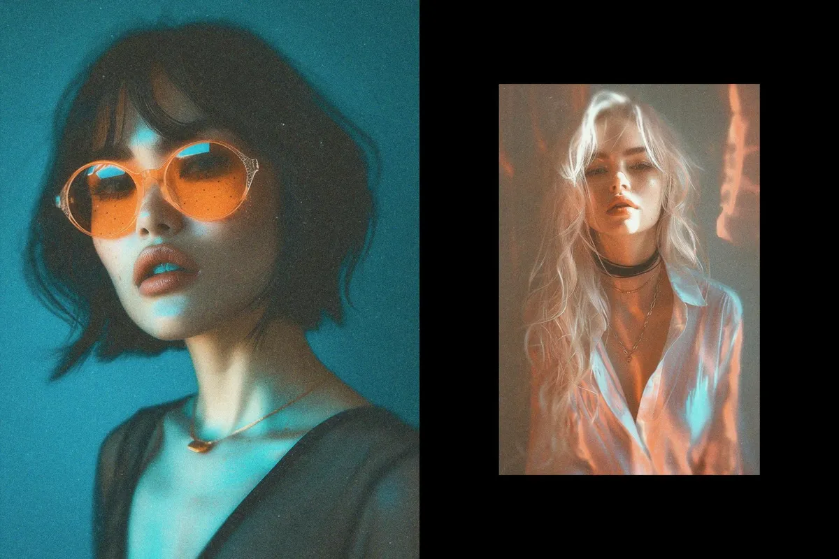 Speckled Cinematic Photo Effect