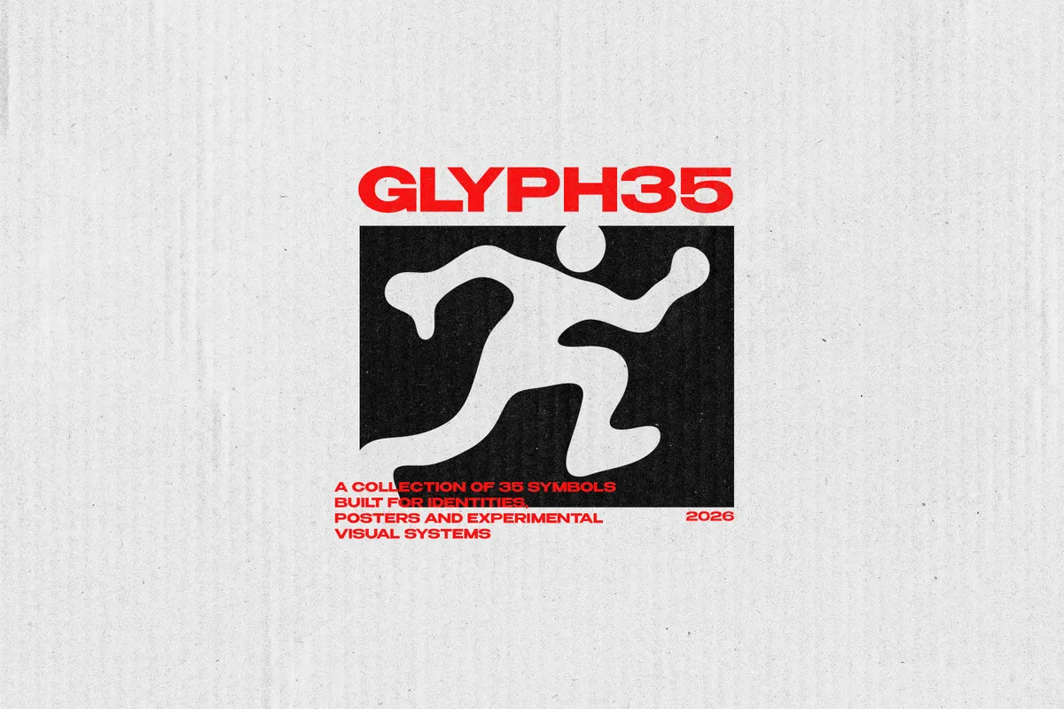 175 Experimental Vector Glyphs – Graphic Creatures & Organic Marks