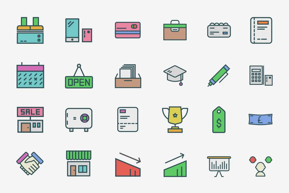 Marketing Swifticons Set